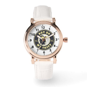 Not on my shift Grim Reaper Halloween quote Watch