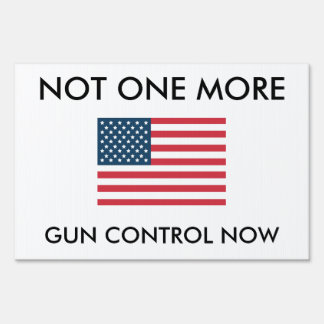 NOT ONE MORE YARD SIGN