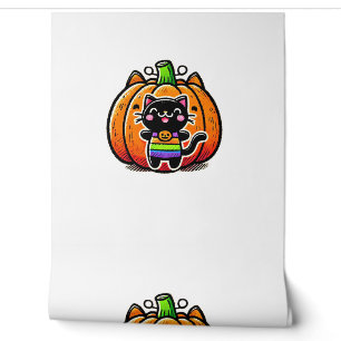 not only for Kids Adorable Halloween Black Cat and Wallpaper