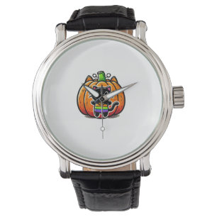 not only for Kids Adorable Halloween Black Cat and Watch