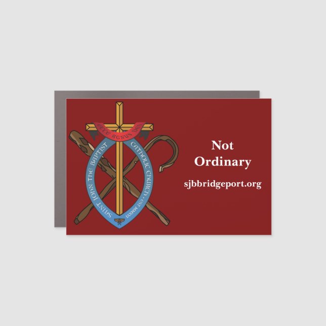 Not Ordinary Car Magnet (Front)