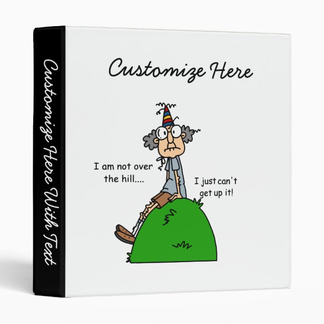 Not Over the Hill Humor Binder (Front/Spine)