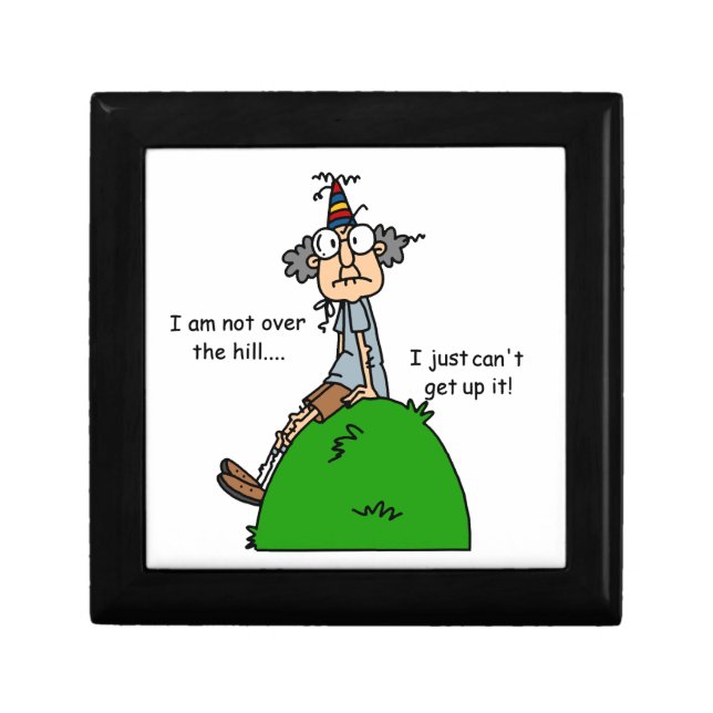 Not Over the Hill Humor Gift Box (Front)