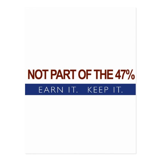 NOT PART OF THE 47% POSTCARD