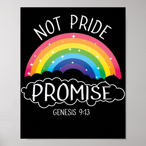 Not Pride Promisee Genesis 9 13 Poster