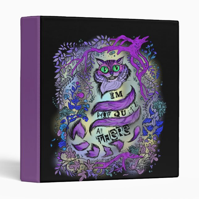 Not Quite All There, Crazy Cat 3 Ring Binder (Front/Spine)