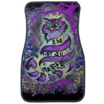 Not Quite All There, Crazy Cat Car Floor Mat at Zazzle