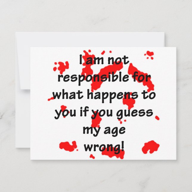 Not Responsible (Front)