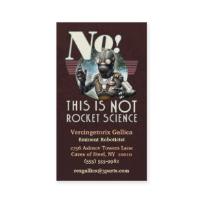 NOT Rocket Science Business Card