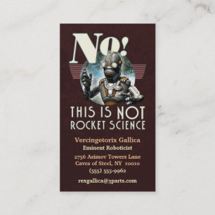NOT Rocket Science Business Card
