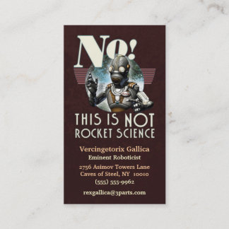 NOT Rocket Science Business Card