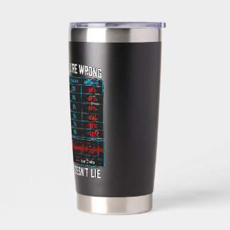 Not Saying You're Wrong But the Data Doesn't Lie Insulated Tumbler