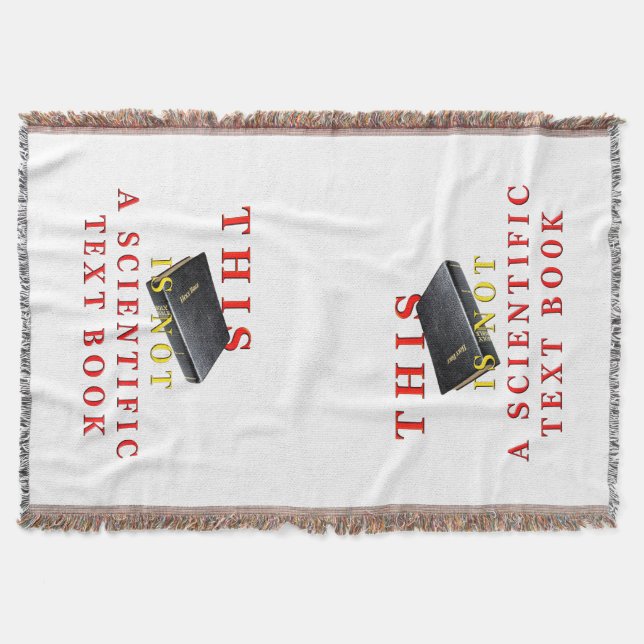 Not Science Throw Blanket (Front)