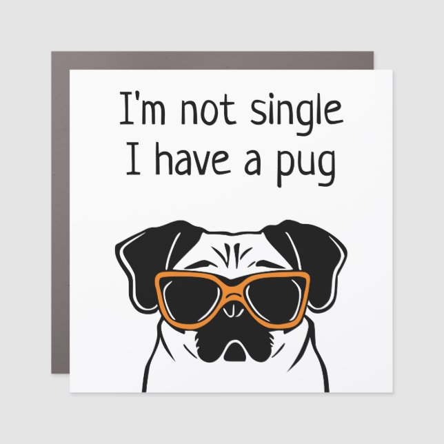 Not Single Car Magnet (Front)