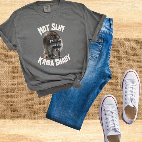 Not Slim Raccoon Shirt for Women