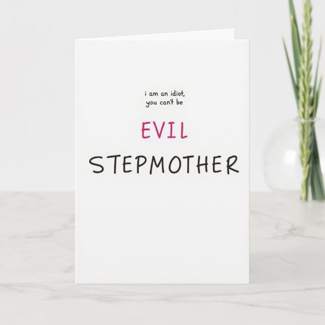 Not So Evil Stepmother Card (Front)