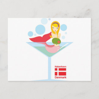 not so little mermaid postcard