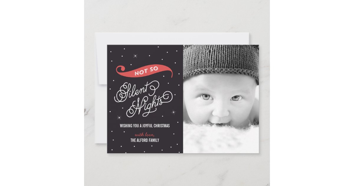 Not So Silent Night Christmas Card 