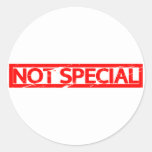 Not special Stamp Classic Round Sticker