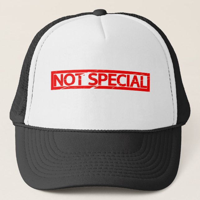 Not special Stamp Trucker Hat (Front)