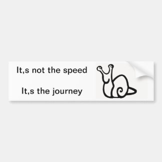 not speed, journey bumper sticker