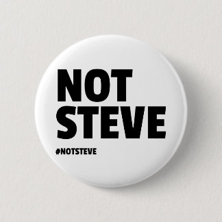 Not Steve (Black Text) Button