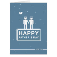 Not Straight Design 'Father's Day' Card