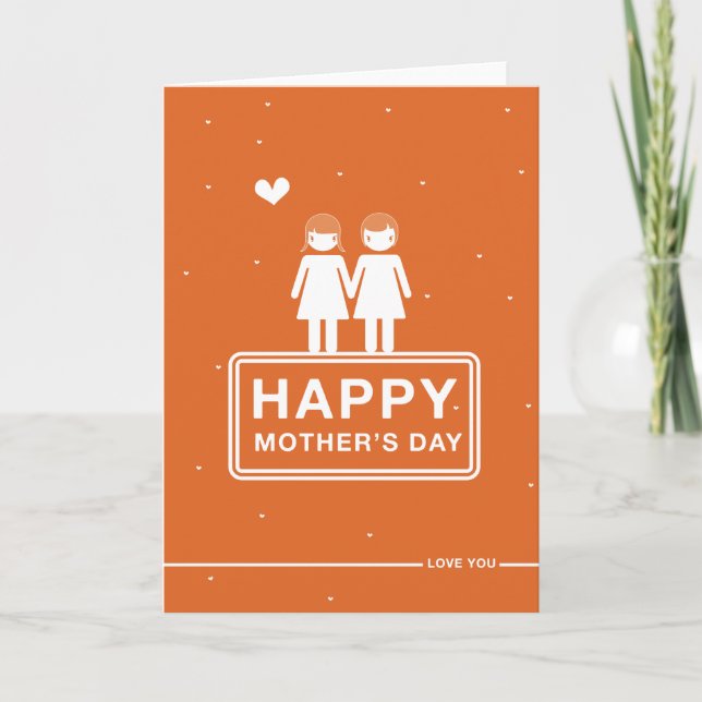 Not Straight Design 'Mother's Day' Card (Front)