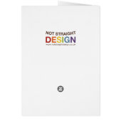 Not Straight Design - Perfect little Family card (Back)