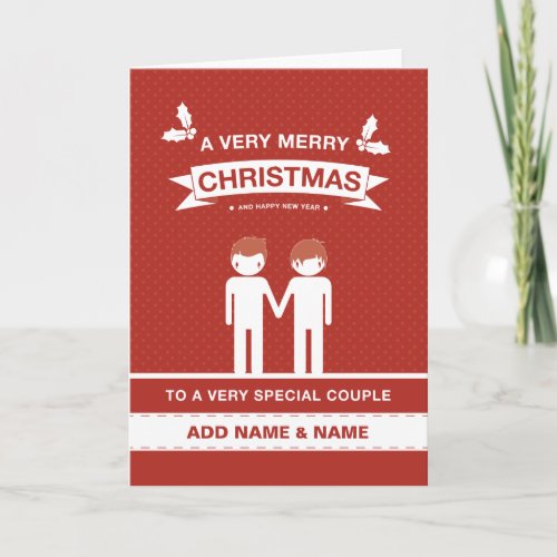 Not Straight Design Special Couple Card Not Straight Design Special Couple Card
