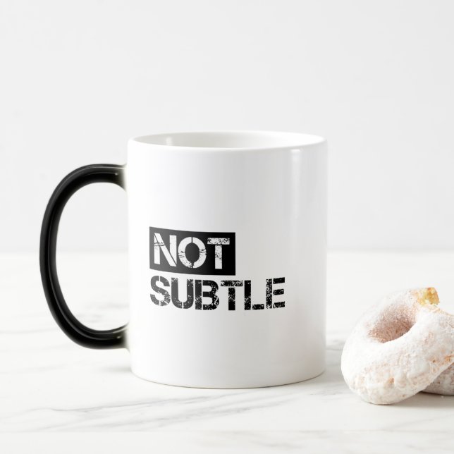 Not subtle color morph mug  (With Donut)