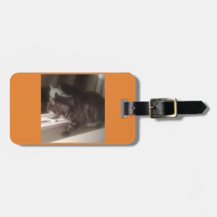 Not Talking to you Dave Luggage Tag w/ leather str