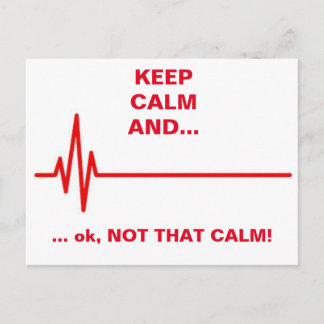 Not that calm postcard