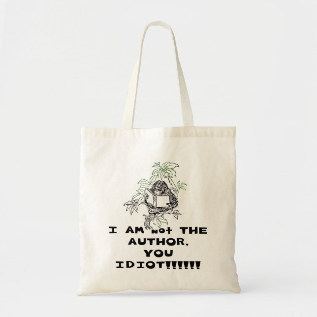 Not the Author Funny Bag (Front)