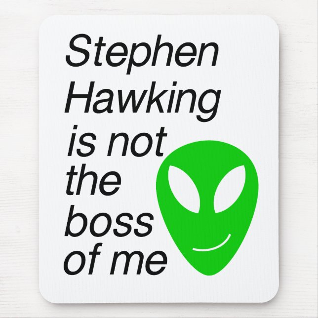 Not the boss of me mouse pad (Front)