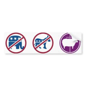 Not the Elephant or the Donkey, but the Lamb Bumper Sticker