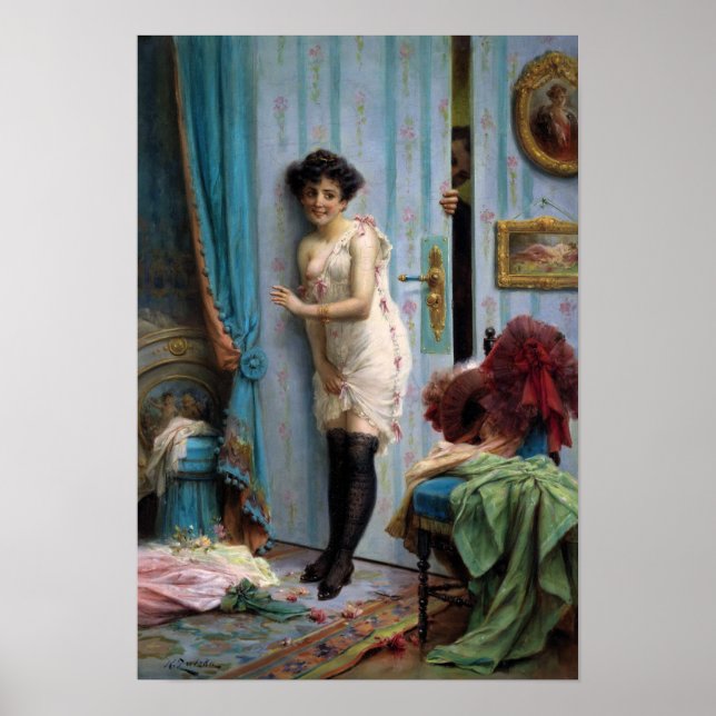 Not to Step Inside by Hans Zatzka - poster (Front)