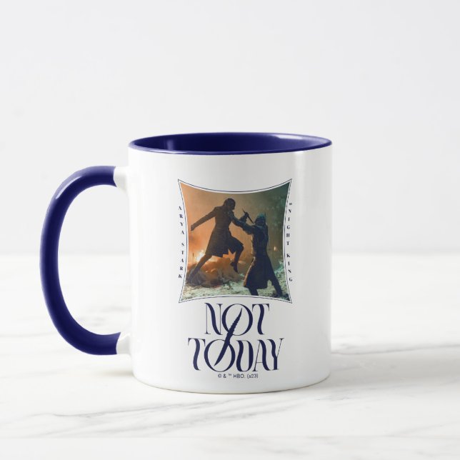 "Not Today" Arya Stark Vs. The Night King Mug (Left)