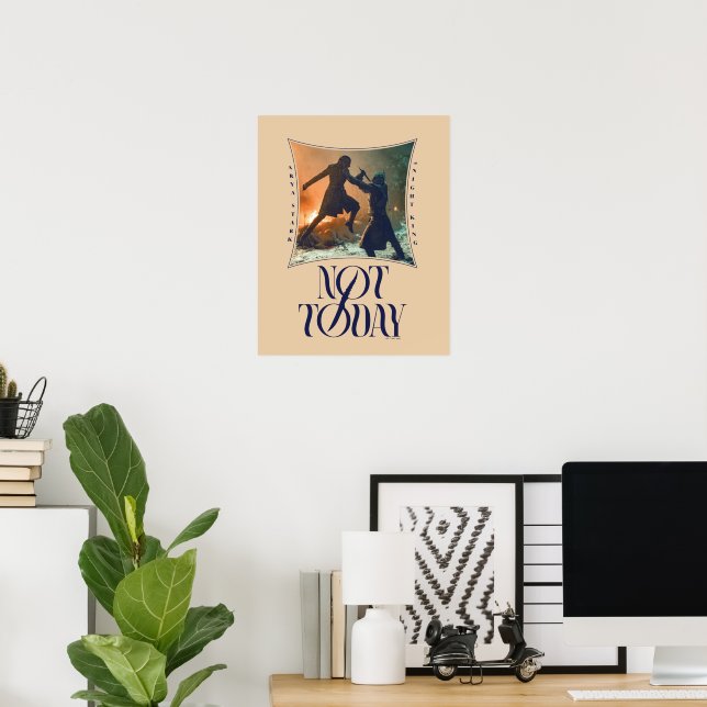 "Not Today" Arya Stark Vs. The Night King Poster (Home Office)