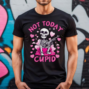 Not Today Cupid Anti Valentine's T-shirt