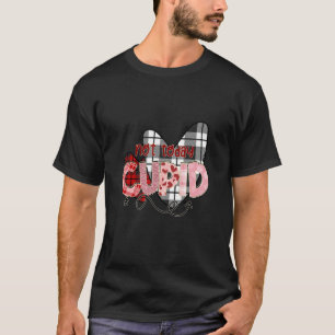 Not Today Cupid - Check Plaid Hearts - Anti Valent T-Shirt