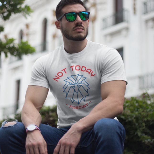 Not Today, Fascist – Geometric Eagle Shirt (Creator Uploaded)