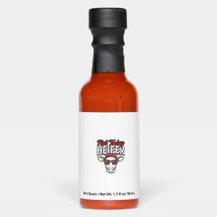 Not Today Heifer Funny Cow Vintage Vector Design_1 Hot Sauces