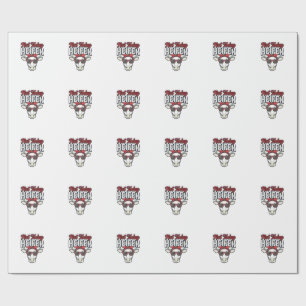 Not Today Heifer Funny Cow Vintage Vector Design_1 Wrapping Paper