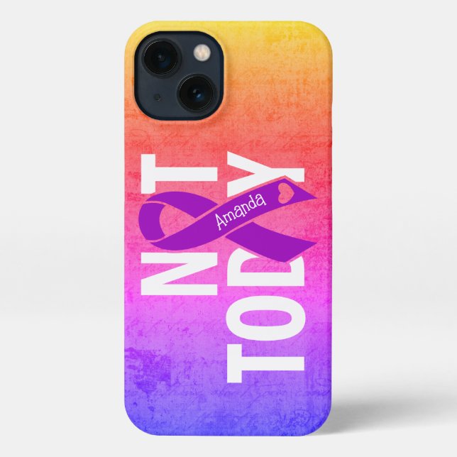 Not Today iPhone Case (Back)