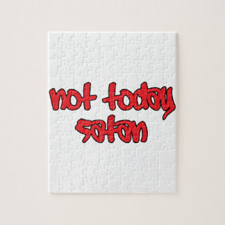 Not Today Satan Jigsaw Puzzle