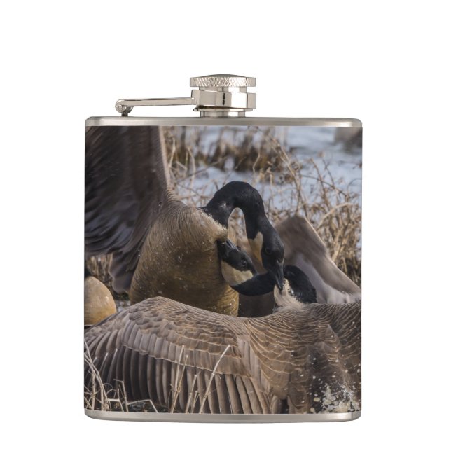 Not Wanted Here Flask (Front)