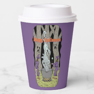 Not What They Expected Happy Halloween Paper Cups