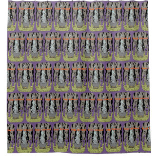 Not What They Expected Happy Halloween Shower Curtain