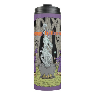 Not What They Expected Happy Halloween Thermal Tumbler